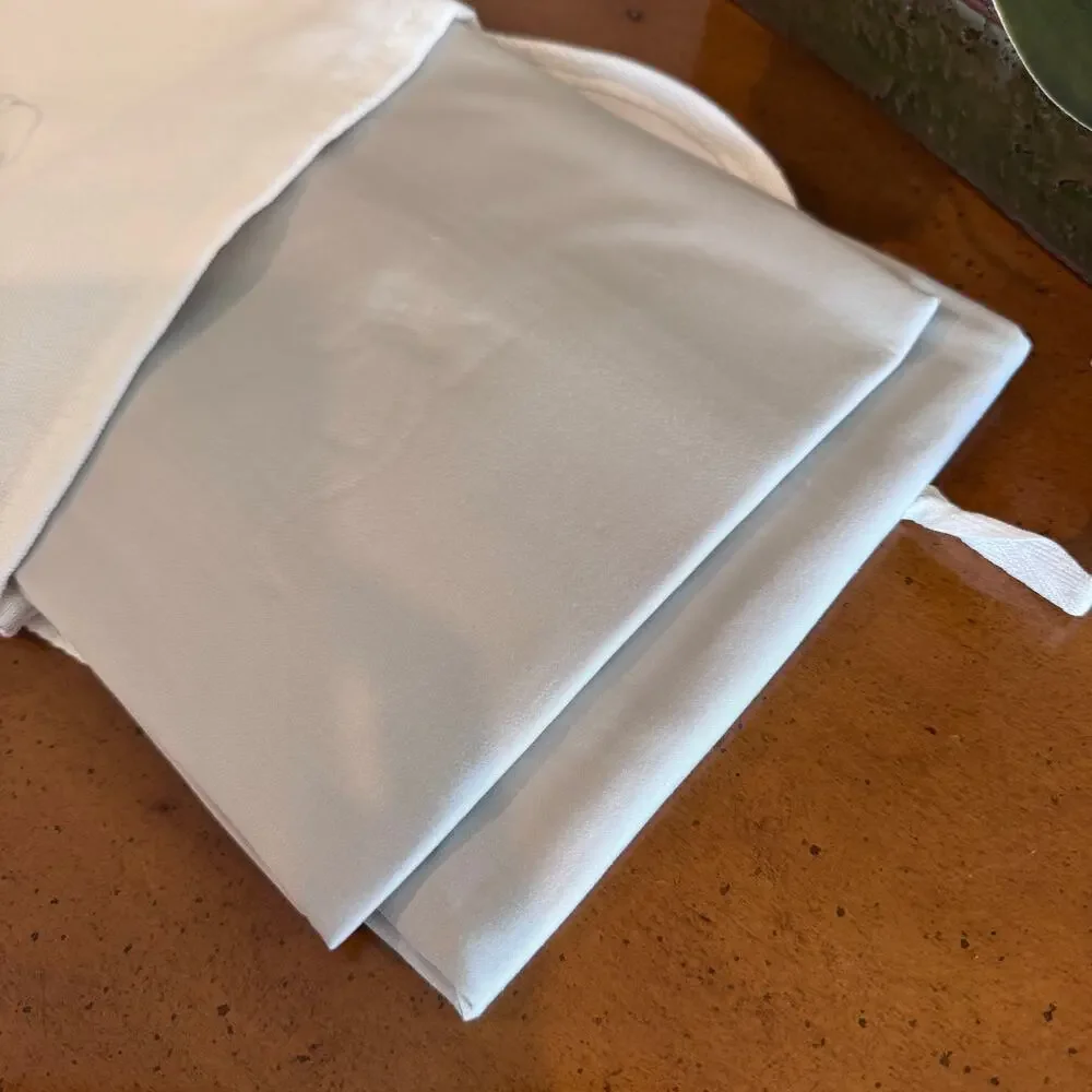 Cozy Earth Bamboo King Pillowcases Set of 2 Light Grey NWT